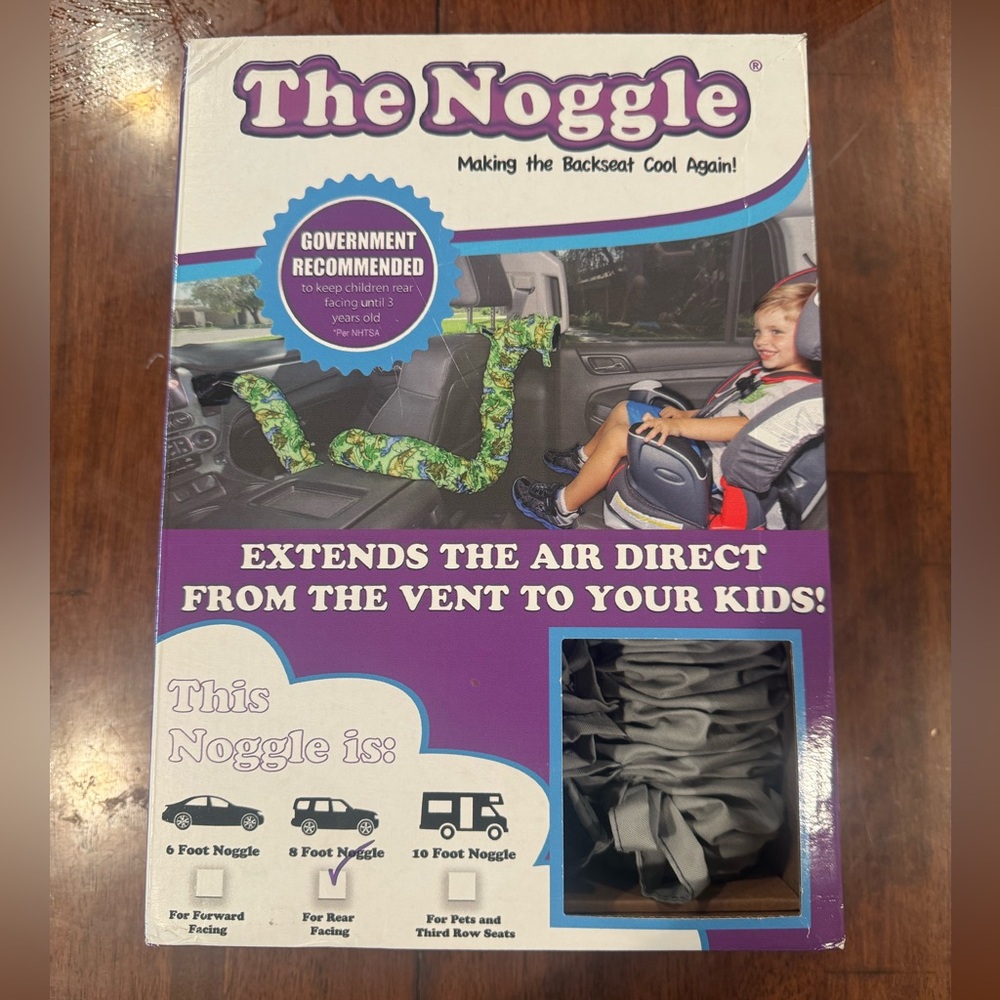 The Noggle • 8 foot car cooling and heating extender